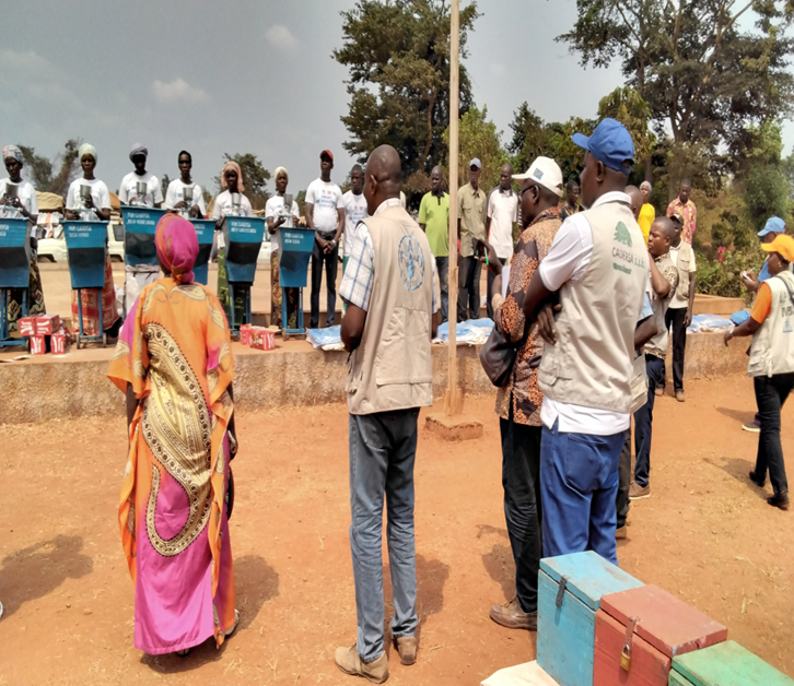 Projet post récolte, commercialisation et renforcement de capacités des 160 OP au Tanganyika dans le territoire de Kabalo