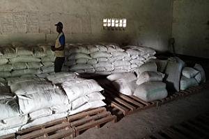 Projet post récolte, commercialisation et renforcement des capacités des membres de 160 OP au Tanganyika dans le territoire de Kabalo – Stock final des produits agricoles dans les entrepôts de Ngwena gare et Kilomboy après ventes 